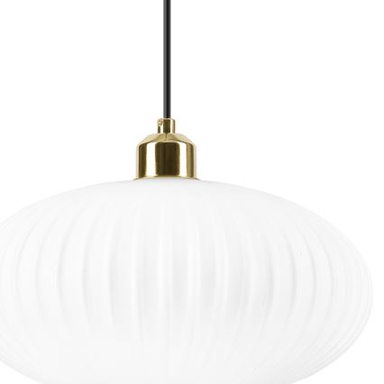 Pakabinamas sietynas HARMA 1xE27/15W/230V diametras 30 cm balta/auksas