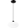 Pakabinamas sietynas HARMA 1xE27/15W/230V diametras 30 cm balta/juoda