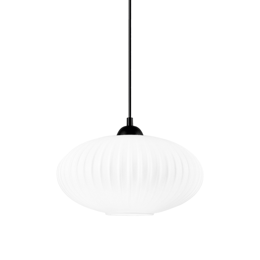 Pakabinamas sietynas HARMA 1xE27/15W/230V diametras 30 cm balta/juoda