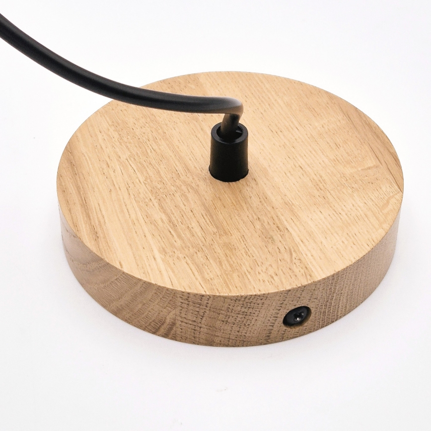 Pakabinamas sietynas HARMONY 1xE27/15W/230V diametras 14 cm balta/ąžuolas