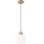 Pakabinamas sietynas HARMONY 1xE27/15W/230V diametras 20 cm balta/ąžuolas