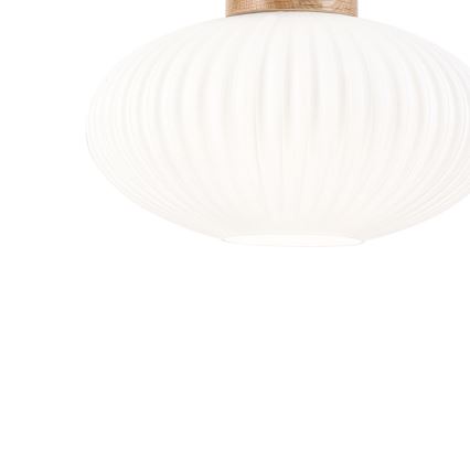 Pakabinamas sietynas HARMONY 1xE27/15W/230V diametras 25 cm balta/ąžuolas