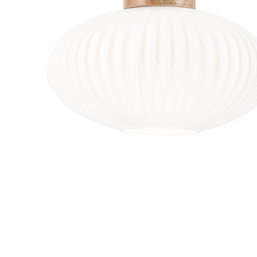 Pakabinamas sietynas HARMONY 1xE27/15W/230V diametras 25 cm balta/ąžuolas