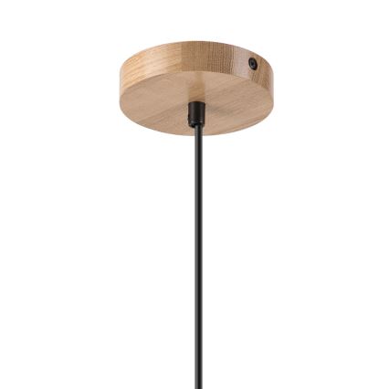 Pakabinamas sietynas HARMONY 1xE27/15W/230V diametras 25 cm balta/ąžuolas