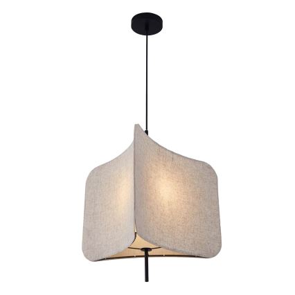 Pakabinamas sietynas HAVANA 1xE27/20W/230V diametras 50 cm smėlio spalva