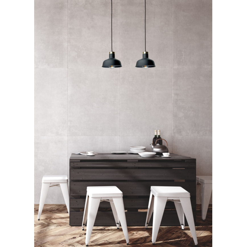 Pakabinamas sietynas HEBE 2xE27/60W/230V juoda