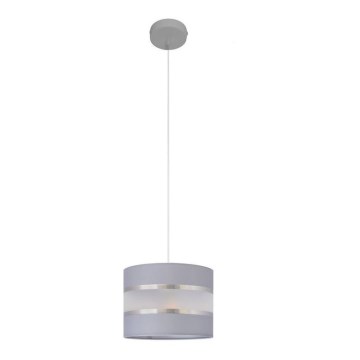 Pakabinamas sietynas HELEN 1xE27/15W/230V d. 20 cm pilkas/sidabras