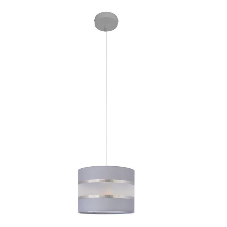 Pakabinamas sietynas HELEN 1xE27/15W/230V d. 20 cm pilkas/sidabras