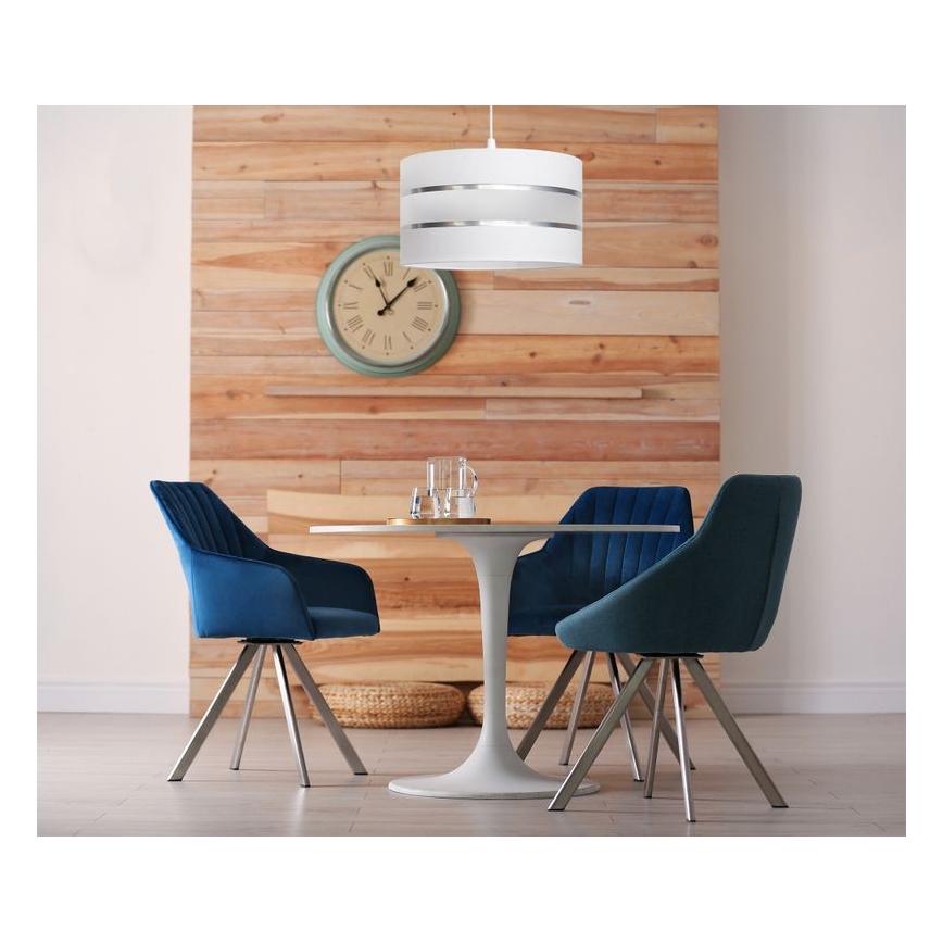 Pakabinamas sietynas  HELEN 1xE27/15W/230V d. 35 cm baltas