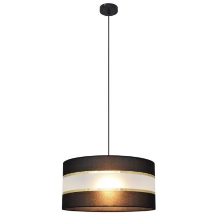 Pakabinamas sietynas  HELEN 1xE27/15W/230V d. 40 cm juodas/aukso