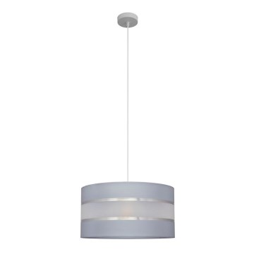 Pakabinamas sietynas HELEN 1xE27/15W/230V d. 40 cm pilkas/sidabras