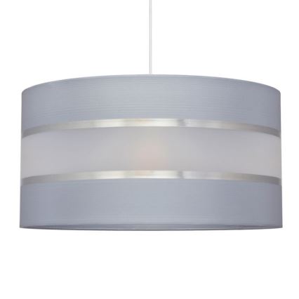 Pakabinamas sietynas HELEN 1xE27/15W/230V d. 40 cm pilkas/sidabras