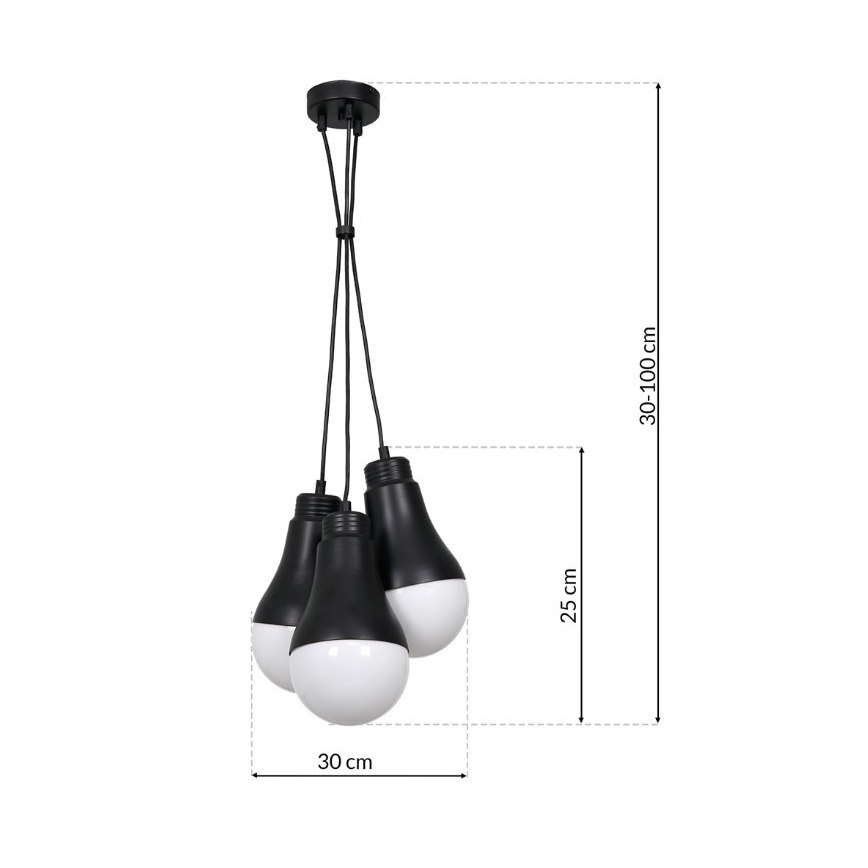 Pakabinamas sietynas  HELIOS 3xE14/40W/230V