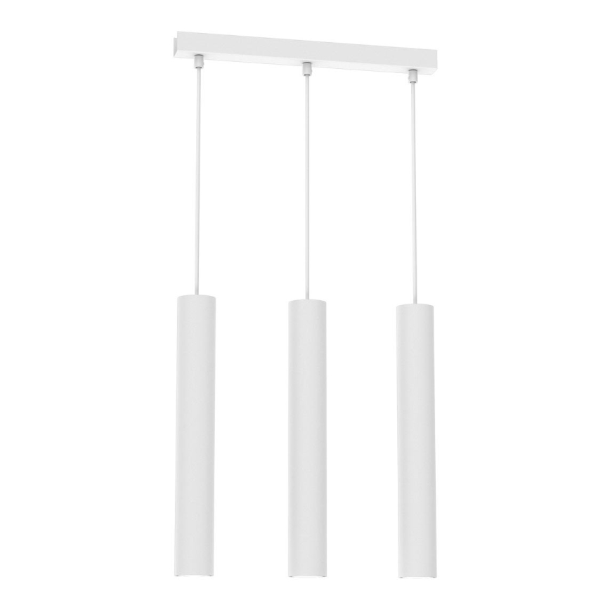 Pakabinamas sietynas HUDSON 3xGU10/8W/230V baltas