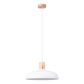 Pakabinamas sietynas INDY 1xE27/15W/230V diametras 38 cm balta