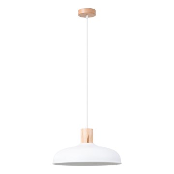 Pakabinamas sietynas INDY 1xE27/15W/230V diametras 38 cm balta