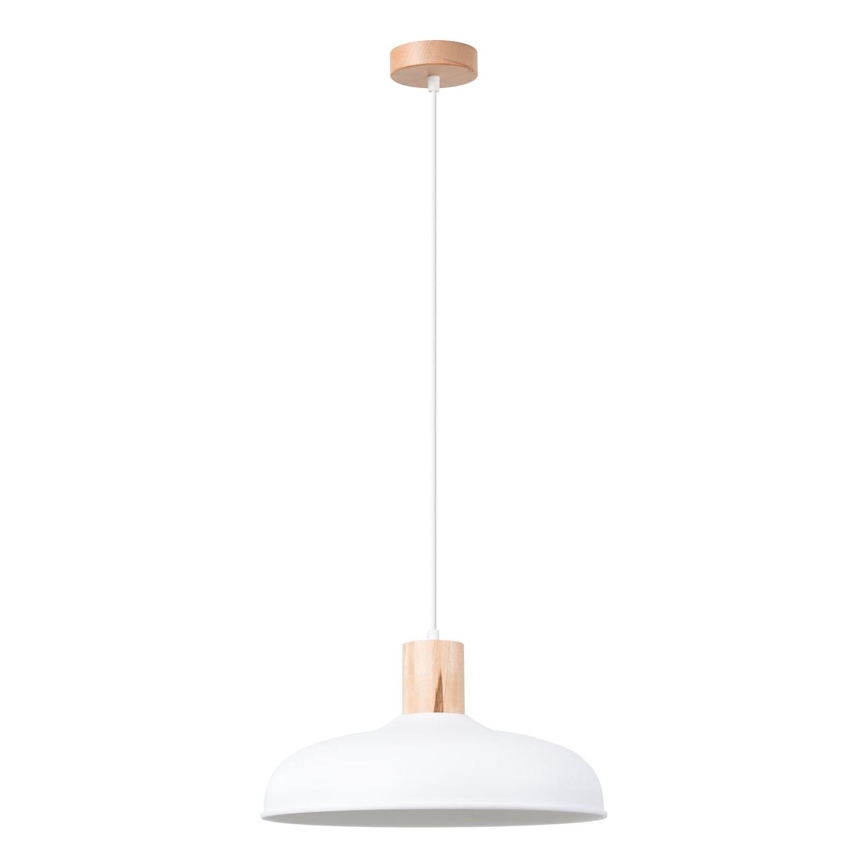 Pakabinamas sietynas INDY 1xE27/15W/230V diametras 38 cm balta
