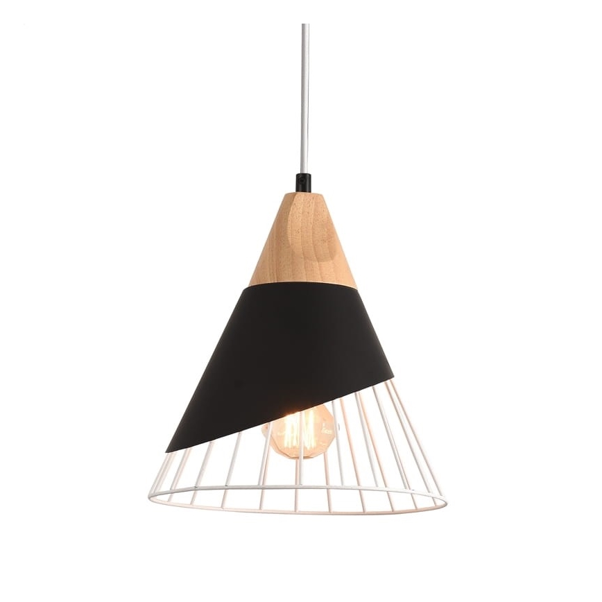 Pakabinamas sietynas IRIS 1x E27/40W/230V juodas