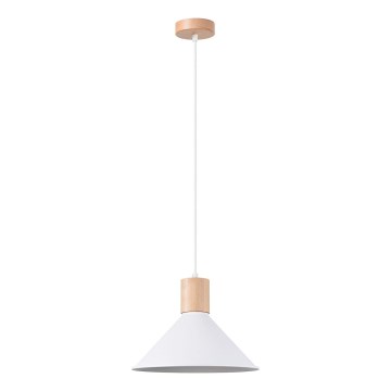 Pakabinamas sietynas JAGA 1xE27/15W/230V diametras 30 cm balta