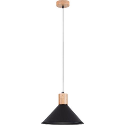 Pakabinamas sietynas JAGA 1xE27/15W/230V diametras 30 cm juoda