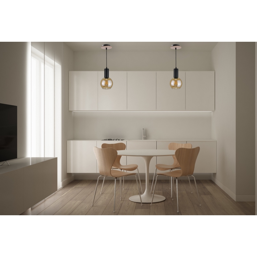 Pakabinamas sietynas JANTAR WOOD 1xE27/60W/230V