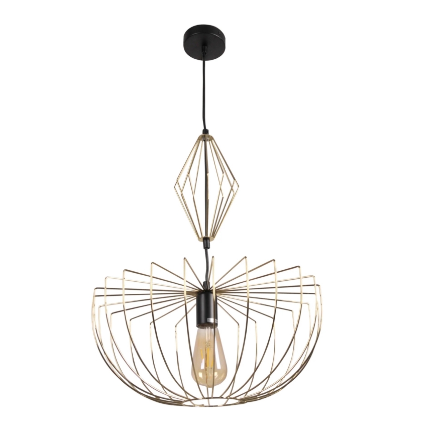 Pakabinamas sietynas JASMINA 1xE27/20W/230V diametras 40 cm auksas