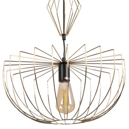 Pakabinamas sietynas JASMINA 1xE27/20W/230V diametras 40 cm auksas