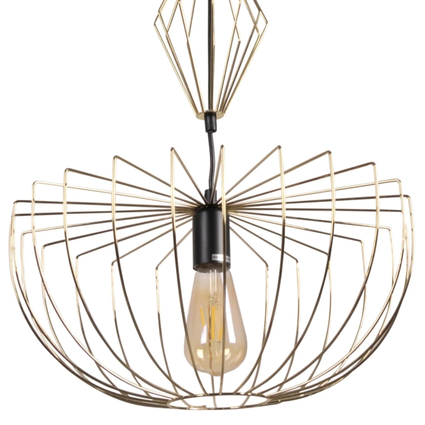 Pakabinamas sietynas JASMINA 1xE27/20W/230V diametras 40 cm auksas