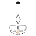 Pakabinamas sietynas JASMINA 1xE27/20W/230V diametras 40 cm juoda