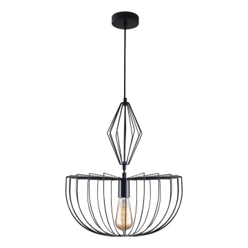 Pakabinamas sietynas JASMINA 1xE27/20W/230V diametras 40 cm juoda