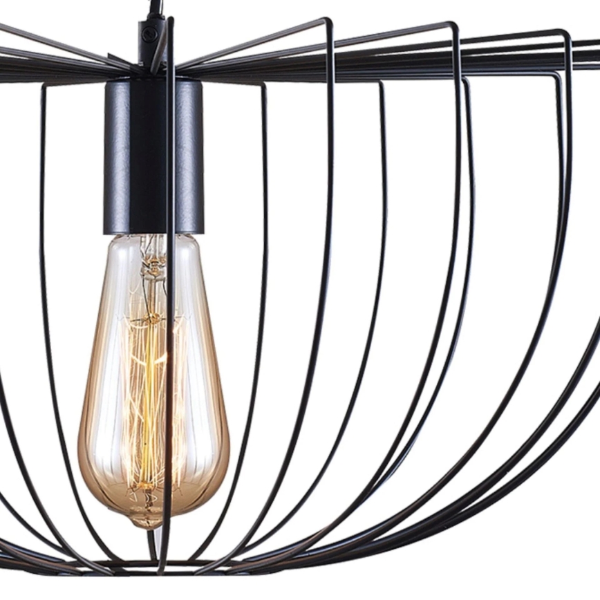 Pakabinamas sietynas JASMINA 1xE27/20W/230V diametras 40 cm juoda