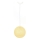 Pakabinamas sietynas JUTE 1xE27/60W/230V geltonas