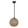 Pakabinamas sietynas JUTE 1xE27/60W/230V rudas