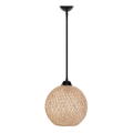 Pakabinamas sietynas JUTE 1xE27/60W/230V smėlio spalva
