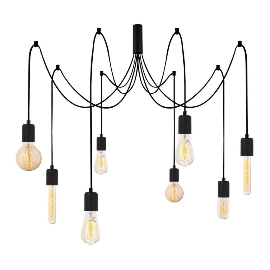 Pakabinamas sietynas KABLUNI 8xE27/100W/230V voras