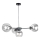 Pakabinamas sietynas KALIOPE 4xE27/60W/230V juoda/permatoma