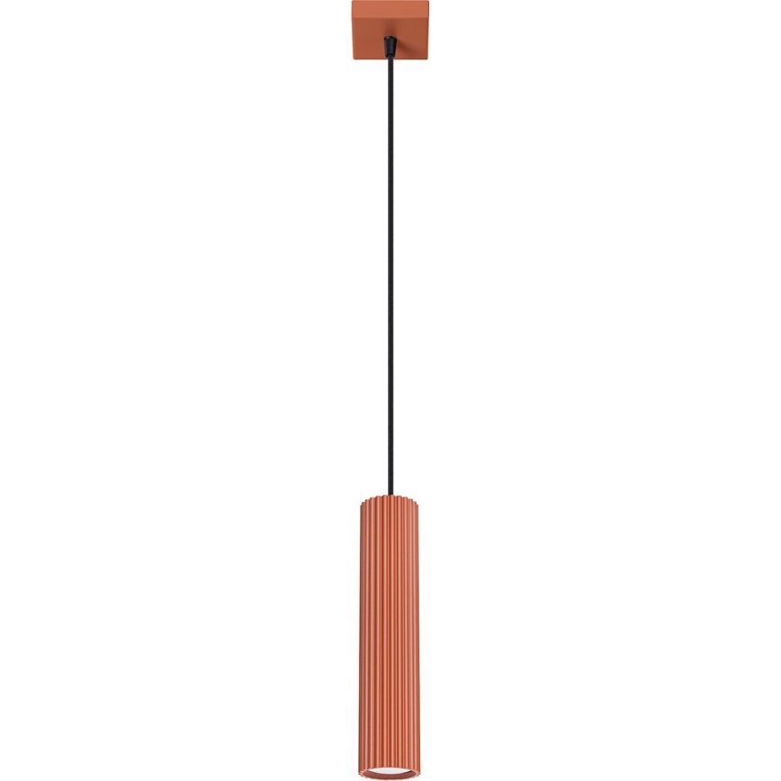 Pakabinamas sietynas KARBON 1xGU10/10W/230V raudona