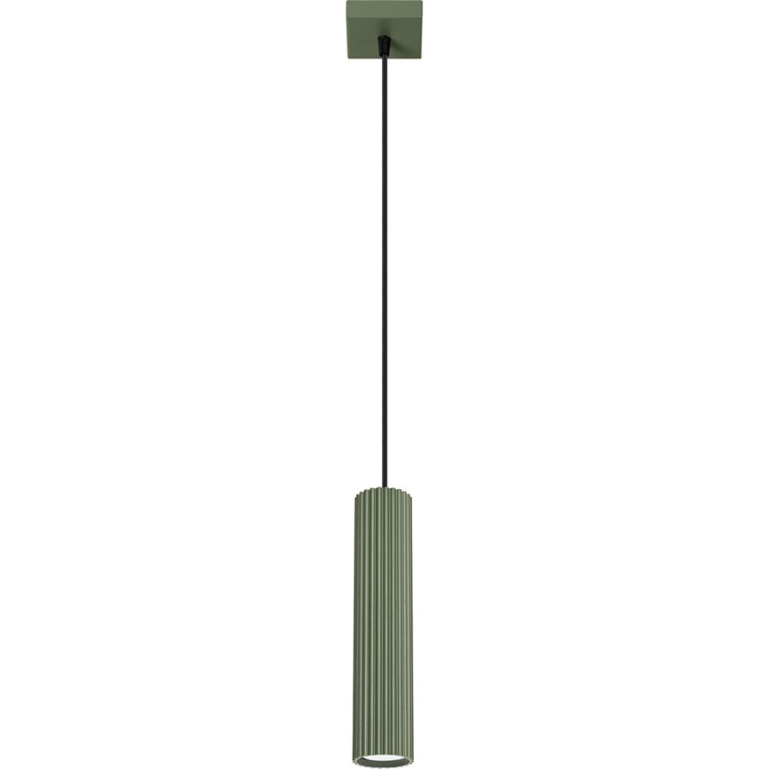 Pakabinamas sietynas KARBON 1xGU10/10W/230V žalia