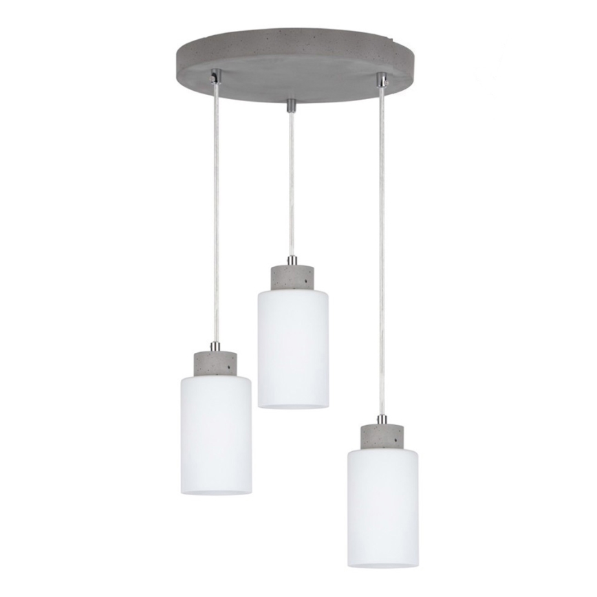 Pakabinamas sietynas KARLA 3xE27/60W/230V betono