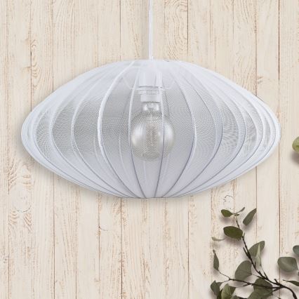 Pakabinamas sietynas KINU 1xE27/20W/230V diametras 50 cm balta