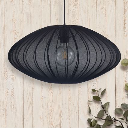 Pakabinamas sietynas KINU 1xE27/20W/230V diametras 50 cm juoda