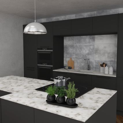 Pakabinamas sietynas KITCHEN 1xE27/15W/230V balta/blizgus chromas