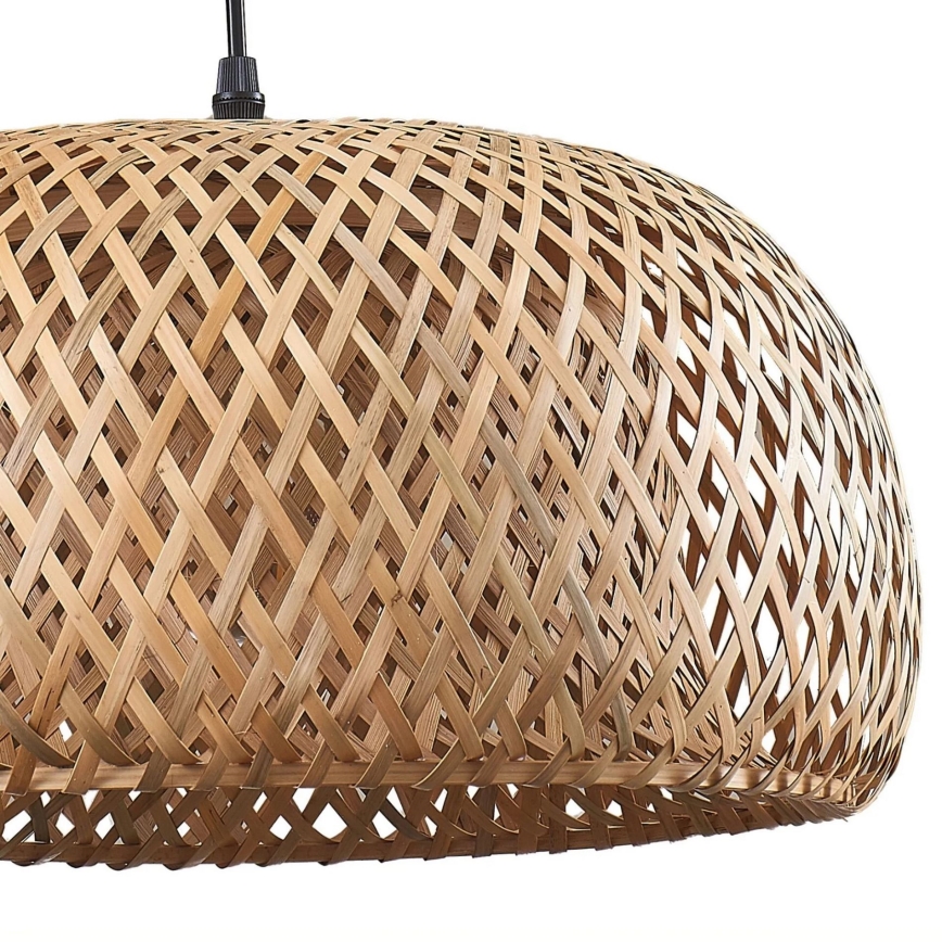 Pakabinamas sietynas KORFU 1xE27/20W/230V diametras 38 cm bambukas