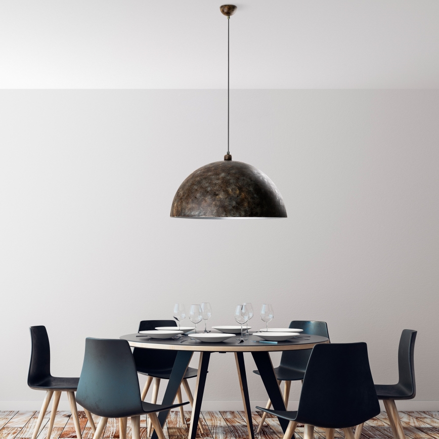 Pakabinamas sietynas KURE 1xE27/40W/230V diametras 60 cm pilka