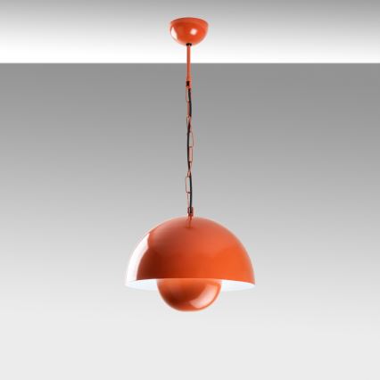 Pakabinamas sietynas KURE 1xE27/40W/230V oranžinė