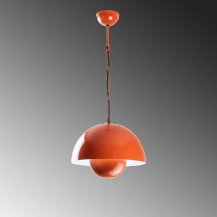 Pakabinamas sietynas KURE 1xE27/40W/230V oranžinė