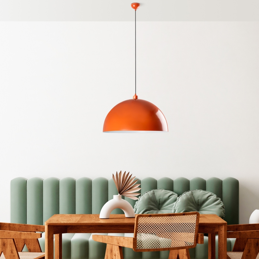 Pakabinamas sietynas KURE 1xE27/40W/230V oranžinė