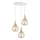Pakabinamas sietynas LACRIMA WHITE 3xE27/60W/230V d. 30 cm