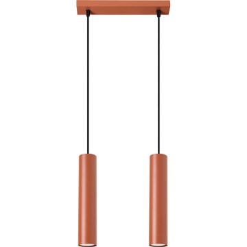 Pakabinamas sietynas LAGOS 2xGU10/10W/230V raudona