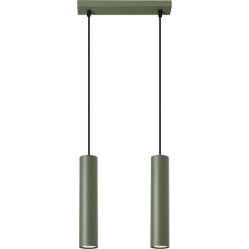 Pakabinamas sietynas LAGOS 2xGU10/10W/230V žalia